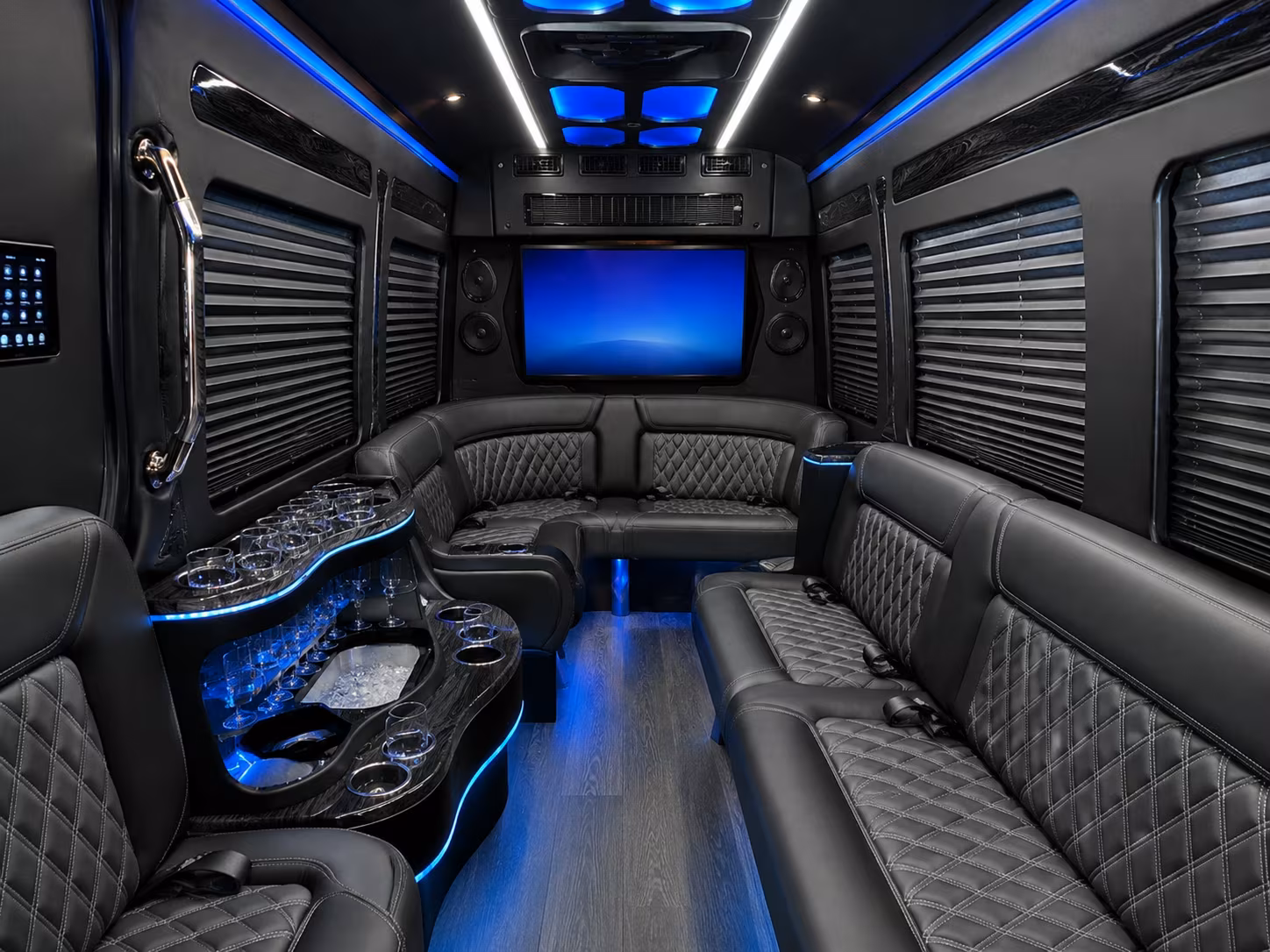 bus rental options for charleston trips
