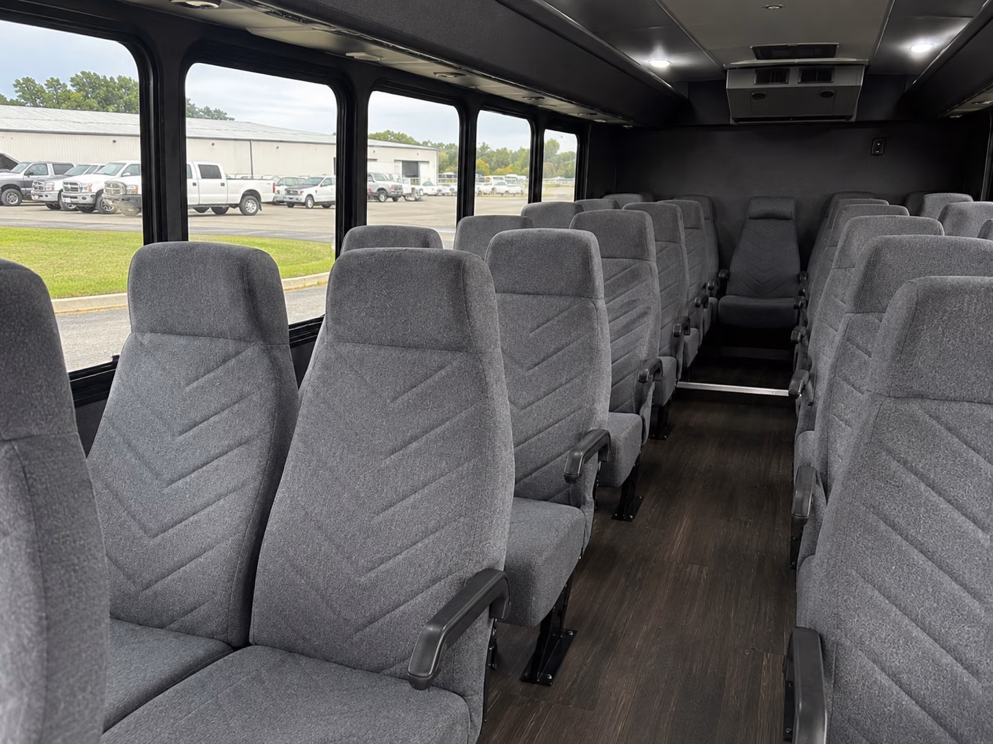 charleston 20 passenger minibus inside
