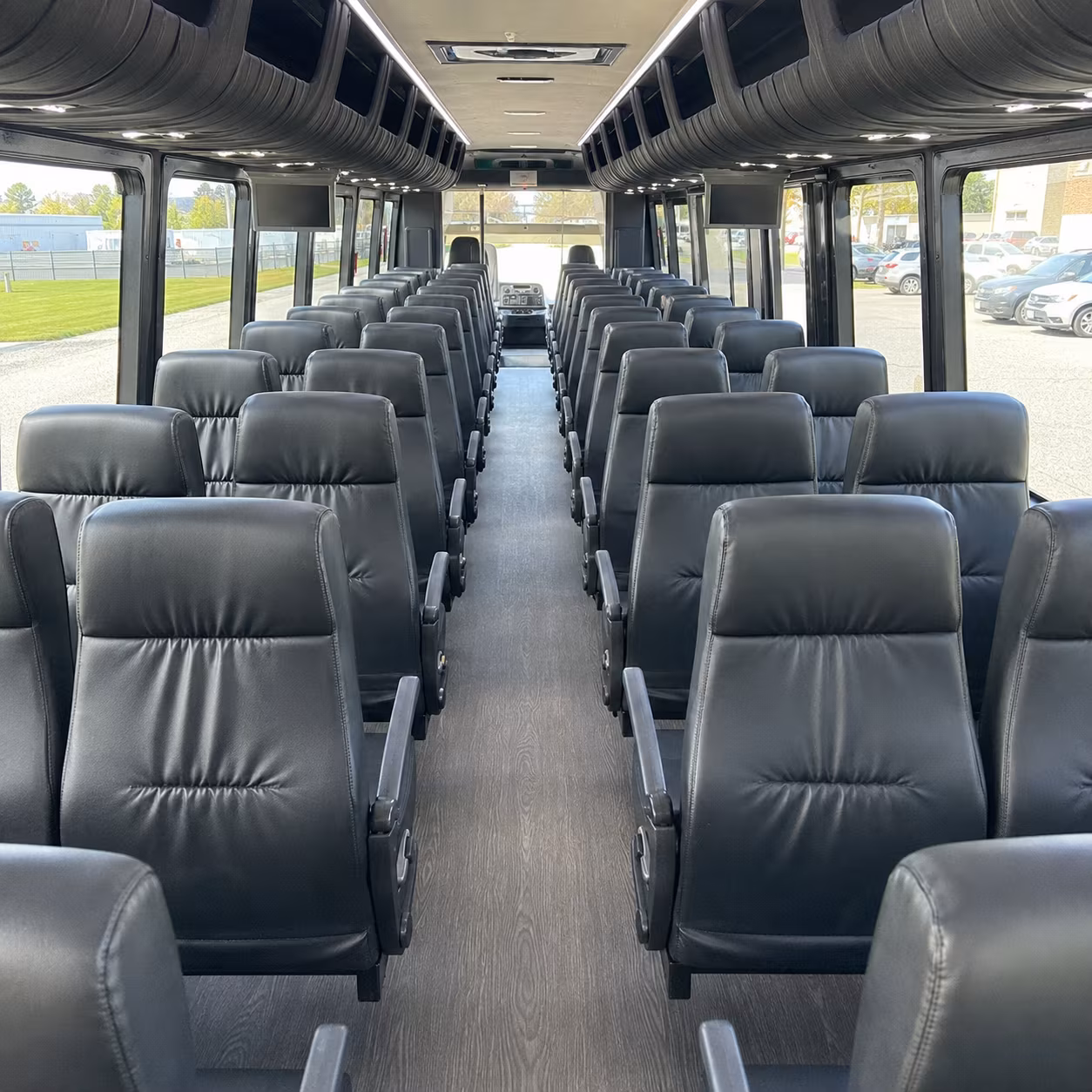 charleston 30 passenger minibus interior