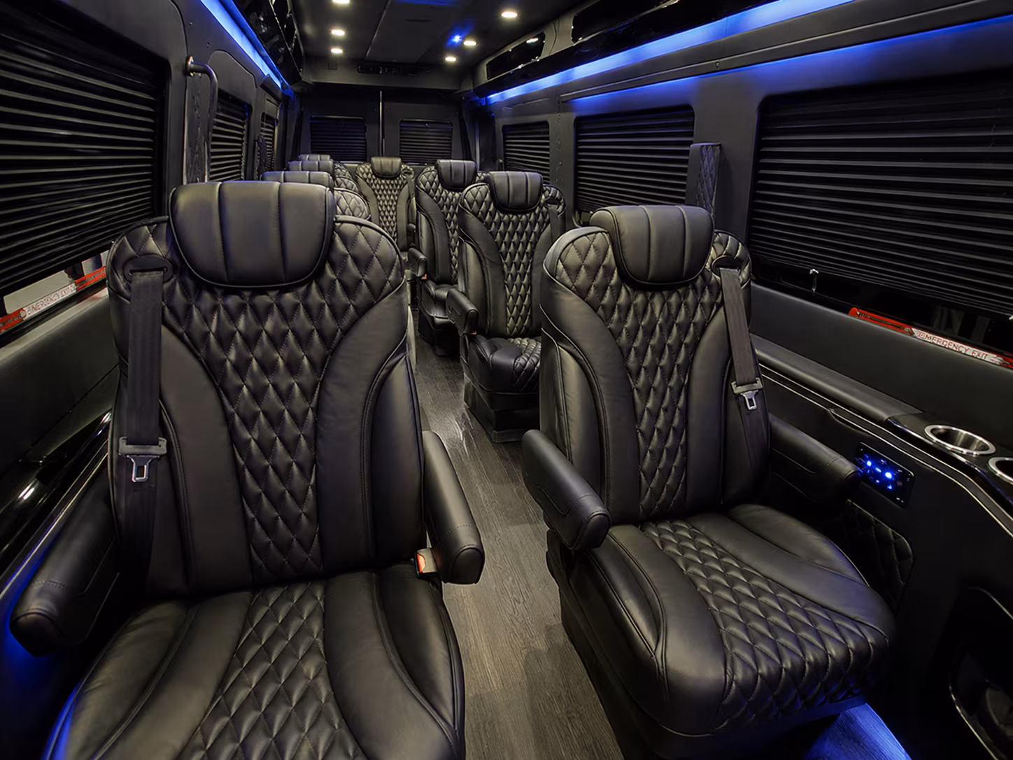 charleston corporate event transportation onboard seating