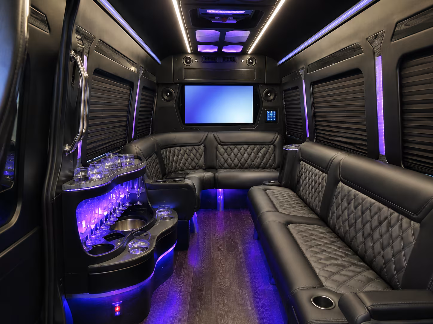 charleston sprinter limousine inside