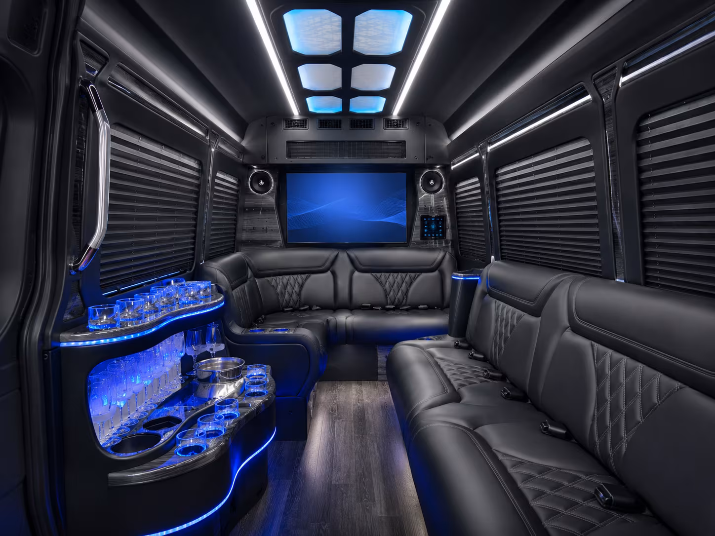 charleston sprinter limousine interior