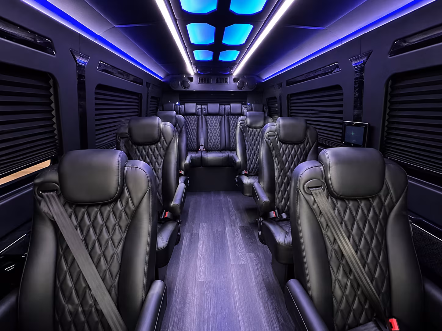 charleston sprinter van with driver inside