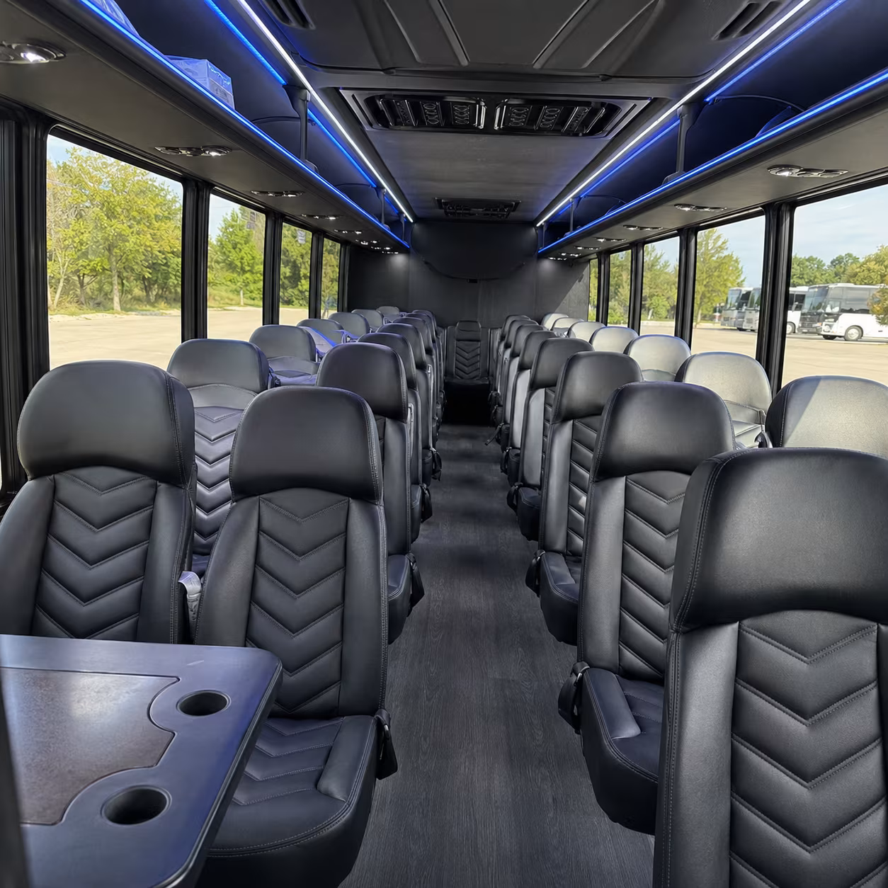 sprinter vans and party buses for brewery and distillery tours in charleston