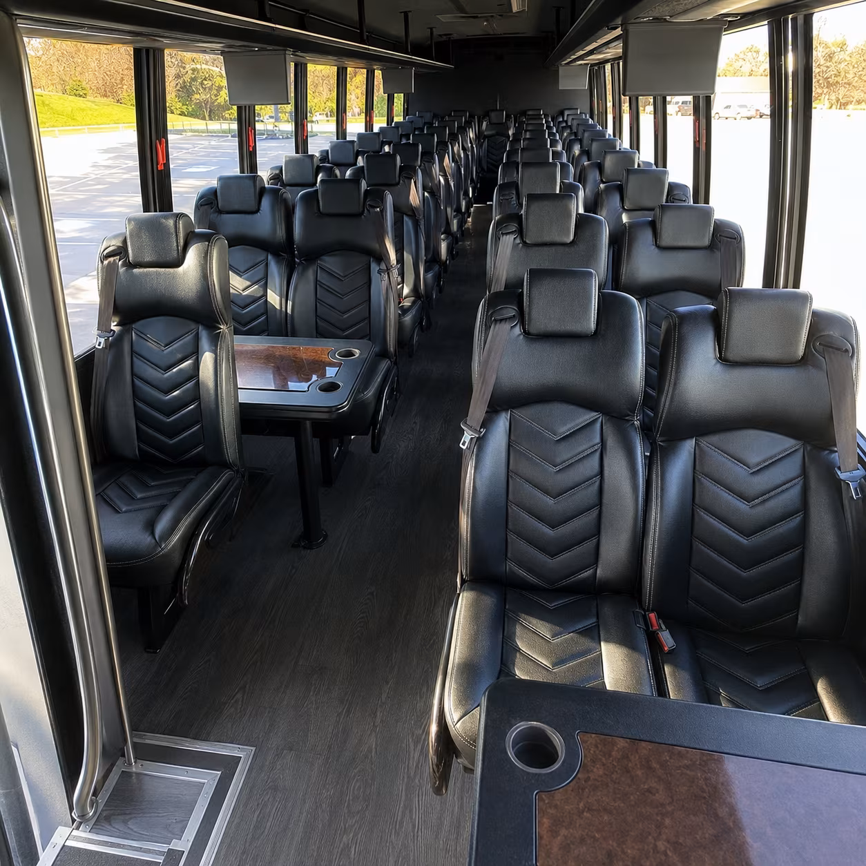 what kind of bus are you looking for and how does that change the price in charleston